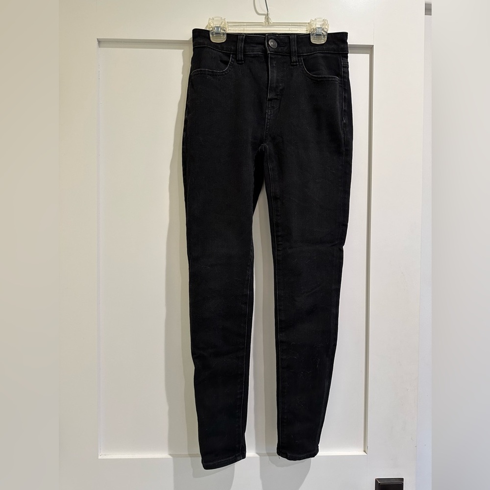 American Eagle Hi-Rise Jegging Black Women’s Size 0 Short